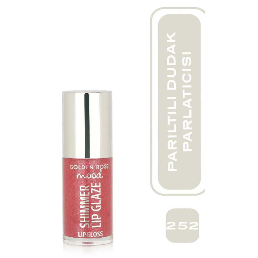 GR MOOD SHIMMER LIP GLAZE LIPGLOSS NO:252 PE.FIZZ