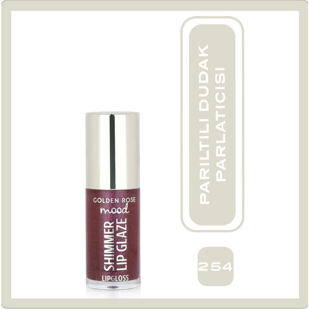 GR MOOD SHIMMER LIP GLAZE LIPGLOSS NO:254 BE.SPARK