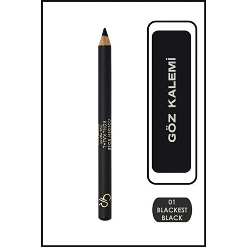 GOLDEN ROSE KOHL KAJAL EYE PENCIL BLACKEST BLACK