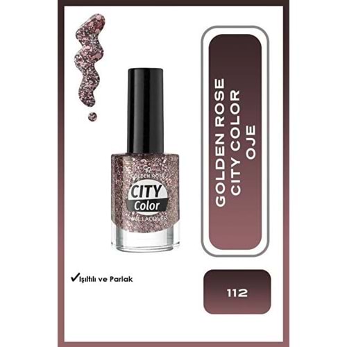 GOLDEN ROSE CITY COLOR NAIL LACQUER 112