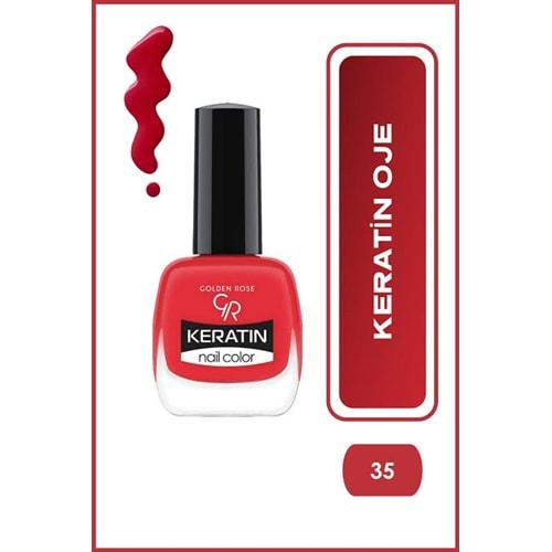 GOLDEN ROSE KERATIN NAIL COLOR 35