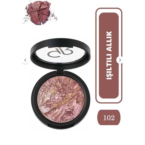 GOLDEN ROSE BAKED STARDUST 102