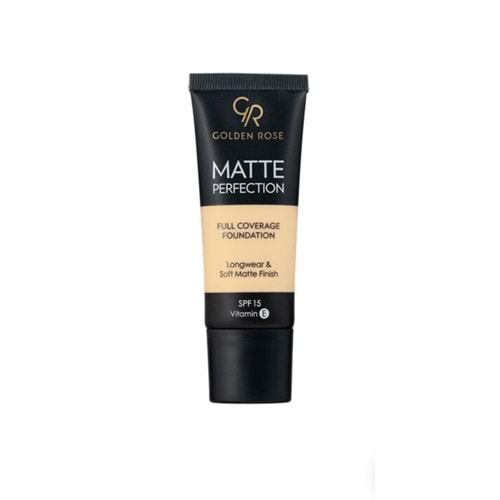 GOLDEN ROSE MATTE PERFECTION FULL COVERAGE FOUNDATION W1