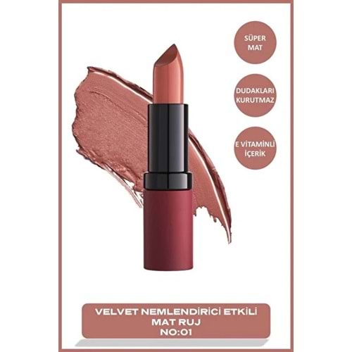 GOLDEN ROSE VELVET MATTE LIPSTICK 01