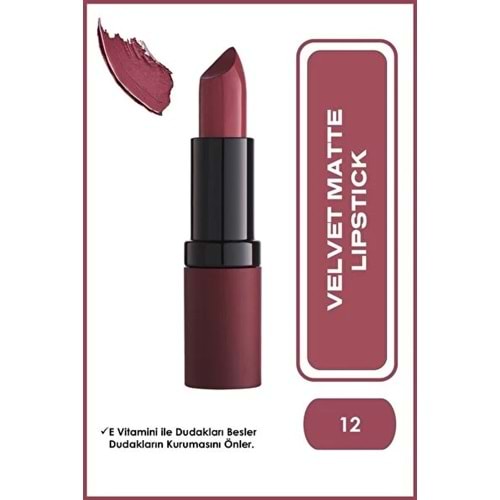 GOLDEN ROSE VELVET MATTE LIPSTICK 12
