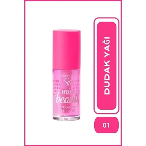 GOLDEN ROSE MISS BEAUTY STRAWBERRY TINT LIP OIL