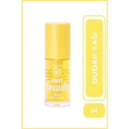 GOLDEN ROSE MISS BEAUTY LEMON TINT LIP OIL