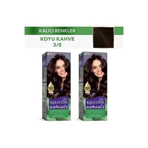 WELLA KOLESTON NATURALS 3-0 KOYU KAHVE