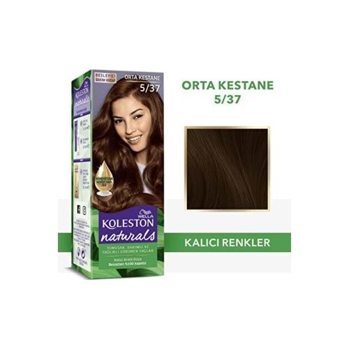 WELLA KOLESTON NATURALS 5-37 ORTA KESTANE