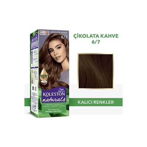 WELLA KOLESTON NATURALS 6-7 ÇİKOLATA KAHVE