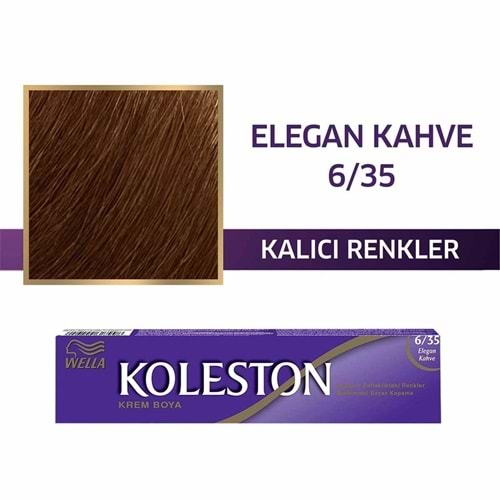 WELLA KOLESTON SİNGLE 6-35 ELEGAN KAHVE