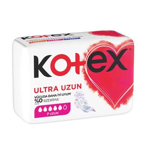 KOTEX ULTRA HİJYENİK PED UZUN 7LI