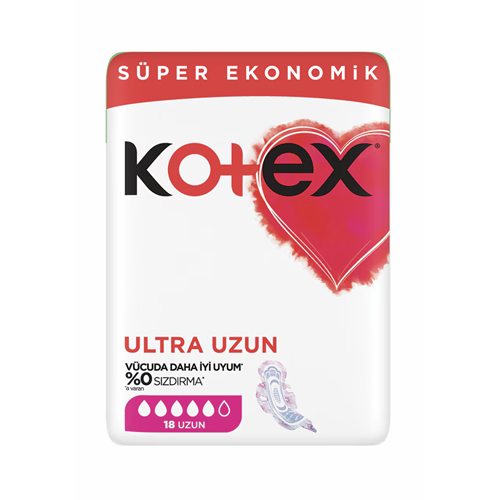KOTEX ULTRA QUADRO UZUN 18LI