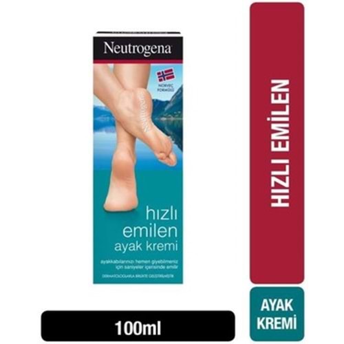 NEUTROGENA AYAK KREMİ HIZLI EMİLEN 100 ML