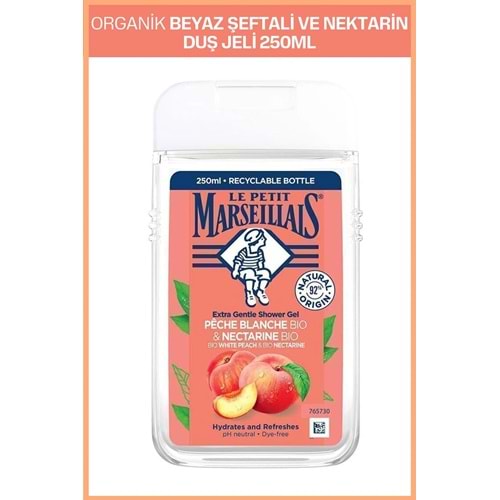 LE PETIT MARSEILLAIS ŞEFTALİ VE NEKTARİN DUŞ JELİ 250 ML