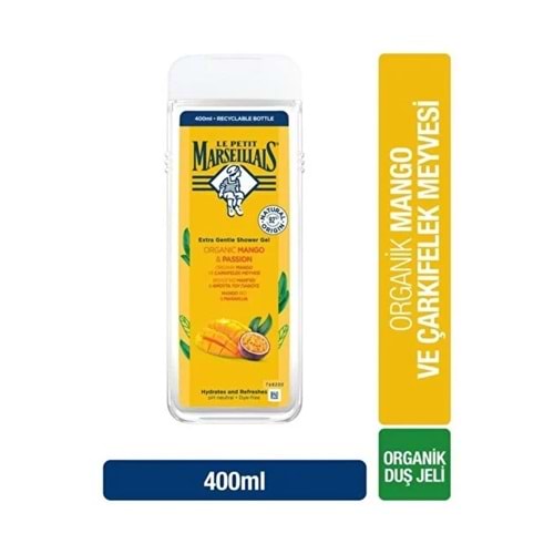 LE PETIT MARSEILLAIS MANGO VE ÇARKIFELEK MEYVESİ DUŞ JELİ 400 ML