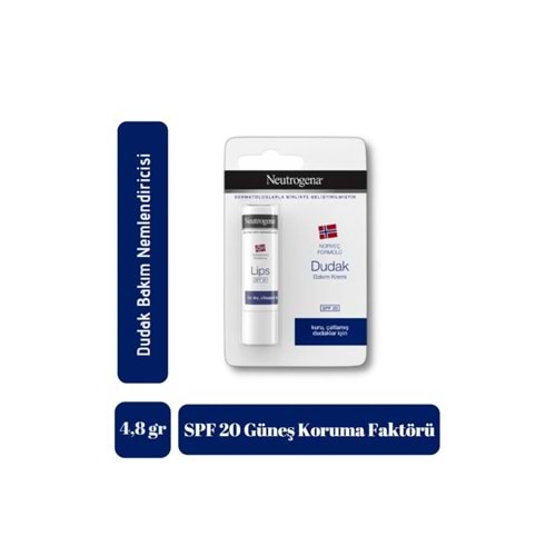 NEUTROGENA 20 SPF GÜNEŞ KORUMALI DUDAK NEMLENDİRİCİSİ