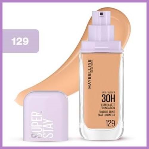 MYB SUPER STAY LUMI-MATTE FOUNDATION 129