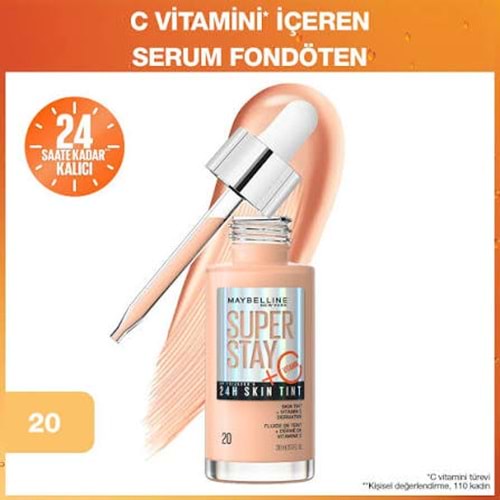 MYB SUPERSTAY SKIN TINT FOUNDATION 20