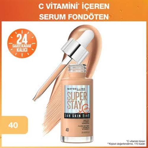MYB SUPERSTAY SKIN TINT FOUNDATION 40