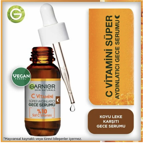GARNIER SKIN C VİTAMİNİ GECE SERUMU