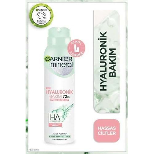 GARNIER HYALURONİK BAKIM DEODORANT 150 ML