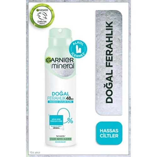 GARNIER MINERAL DOĞAL FERAHLIK DEODORANT 150 ML