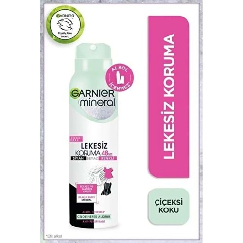 GARNIER MINERAL LEKESİZ KORUMA DEODORANT 150 ML