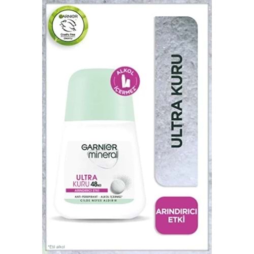 GARNIER MINERAL ULTRA KURU ROLL-ON 50 ML