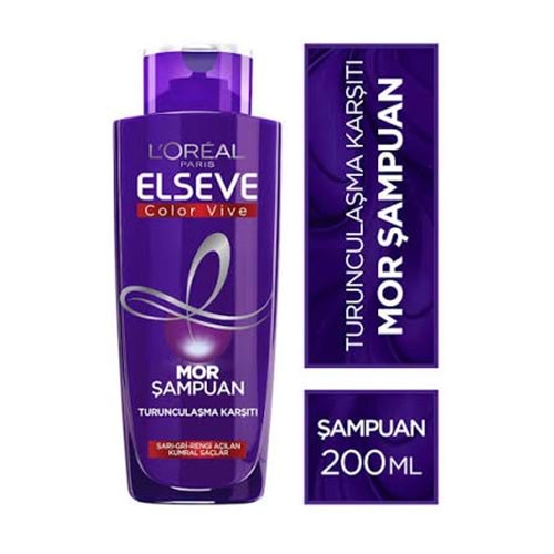 LOREAL ELSEVE MOR ŞAMPUAN 200 ML