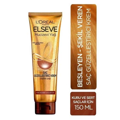 LOREAL ELSEVE MUCİZEVİ YAĞ JOJOBA YAĞI KREM 150 ML