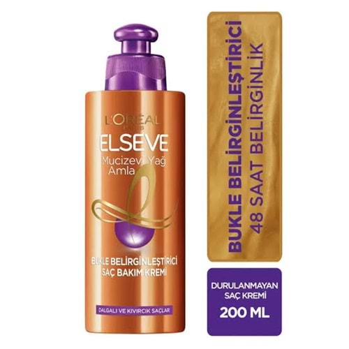 LOREAL ELSEVE MUCİZEVİ YAĞ BUKLE KREMİ 200 ML