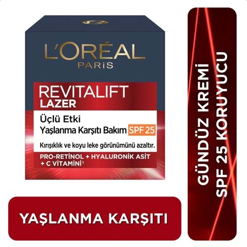 LOREAL SKIN REVITALIFT LASER 40+LEKE KREMİ