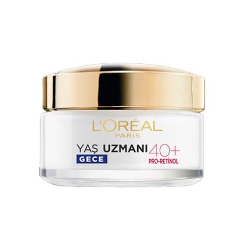 LOREAL SKIN YAŞ UZMANI 40+ GECE KREMİ