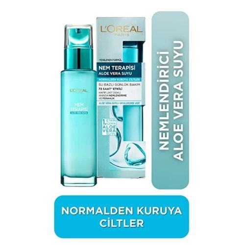 LOREAL SKIN NEM TERAPİSİ NORMALDEN KURUYA ALOE VERA SUYU