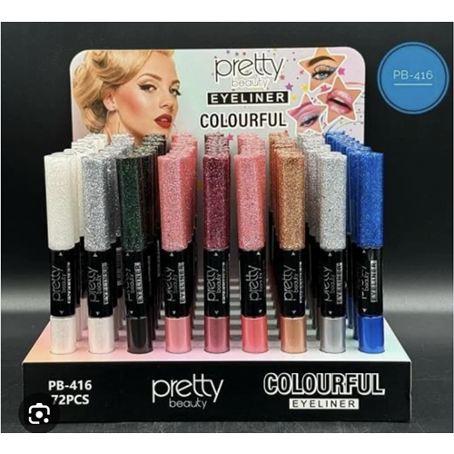 PRETTY PB-416 RENKLİ SİMLİ EYELINER 02