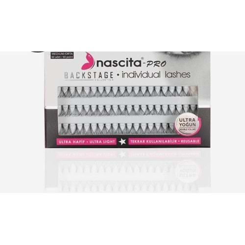 NASCITA PRO TAKMA KİRPİK TEKLİ ULTRA YOĞUN MEDIUM 100