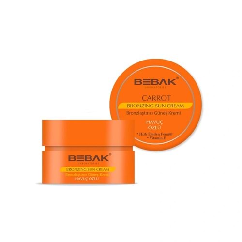 BEBAK BRONZLAŞTIRICI GÜNEŞ KREMİ HAVUÇ 100 ML