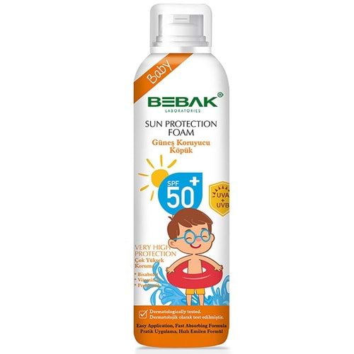 BEBAK SUN BABY GÜNEŞ KORUYUCU KÖPÜK SPREY 150 ML