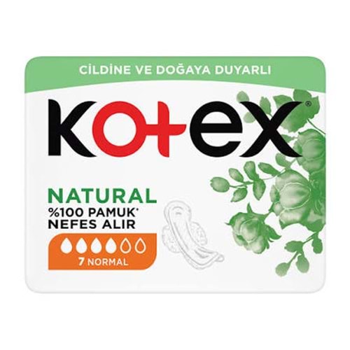 KOTEX NATURAL ULTRA TEKLİ PAKET 7Lİ PED