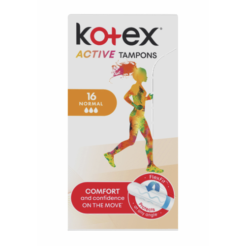 KOTEX ACTIVE NORMAL 16LI TAMPON
