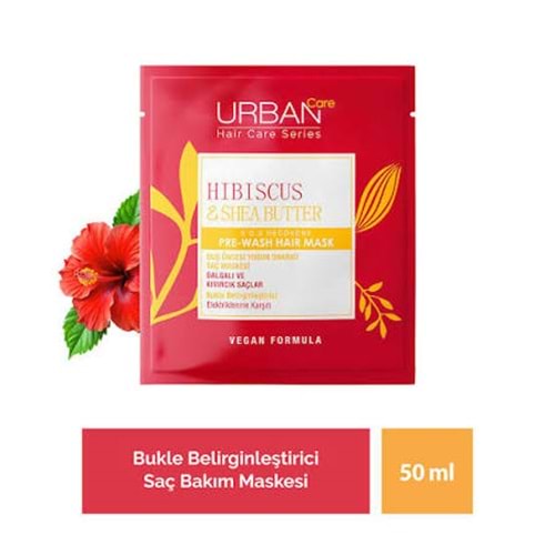 URBAN CARE HIBISCUS & SHEA BUTTER SAÇ MASKESİ 50 ML