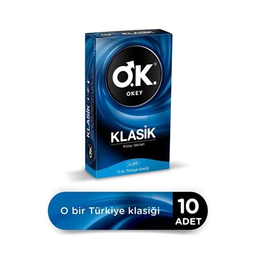 OKEY PREZERVATİF KLASİK 10LU