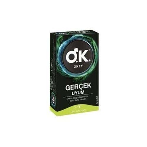 OKEY PREZERVATİF GERÇEK UYUM 10LU