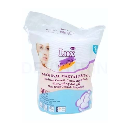 LUX KARE MAKYAJ TEMİZLEME PAMUĞU 40LI