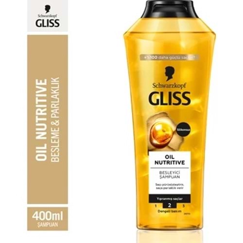 GLISS OIL NUTRITIVE ŞAMPUAN 400 ML