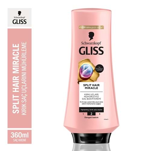 GLISS SPLIT HAIR MIRACLE SIVI SAÇ KREMİ 360 ML