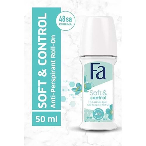FA SOFT CONTROL FRESH JASMINE ROLL-ON 50 ML