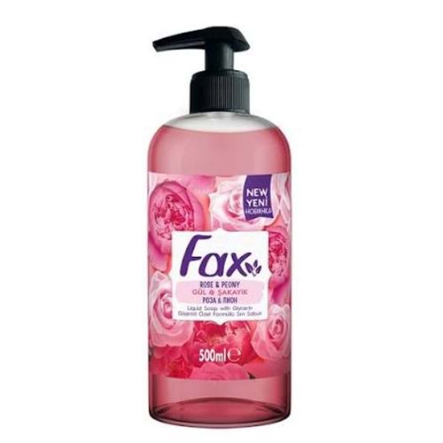 FAX GÜL VE ŞAKAYIK SIVI SABUN 500 ML