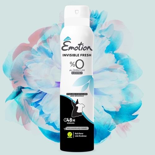 EMOTION INVISIBLE FRESH BLACK AND WHITE DEO 150 ML